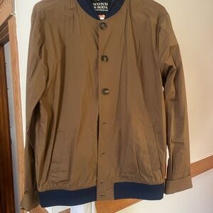 Scotch & Soda Men's Tan Bomber Jacket